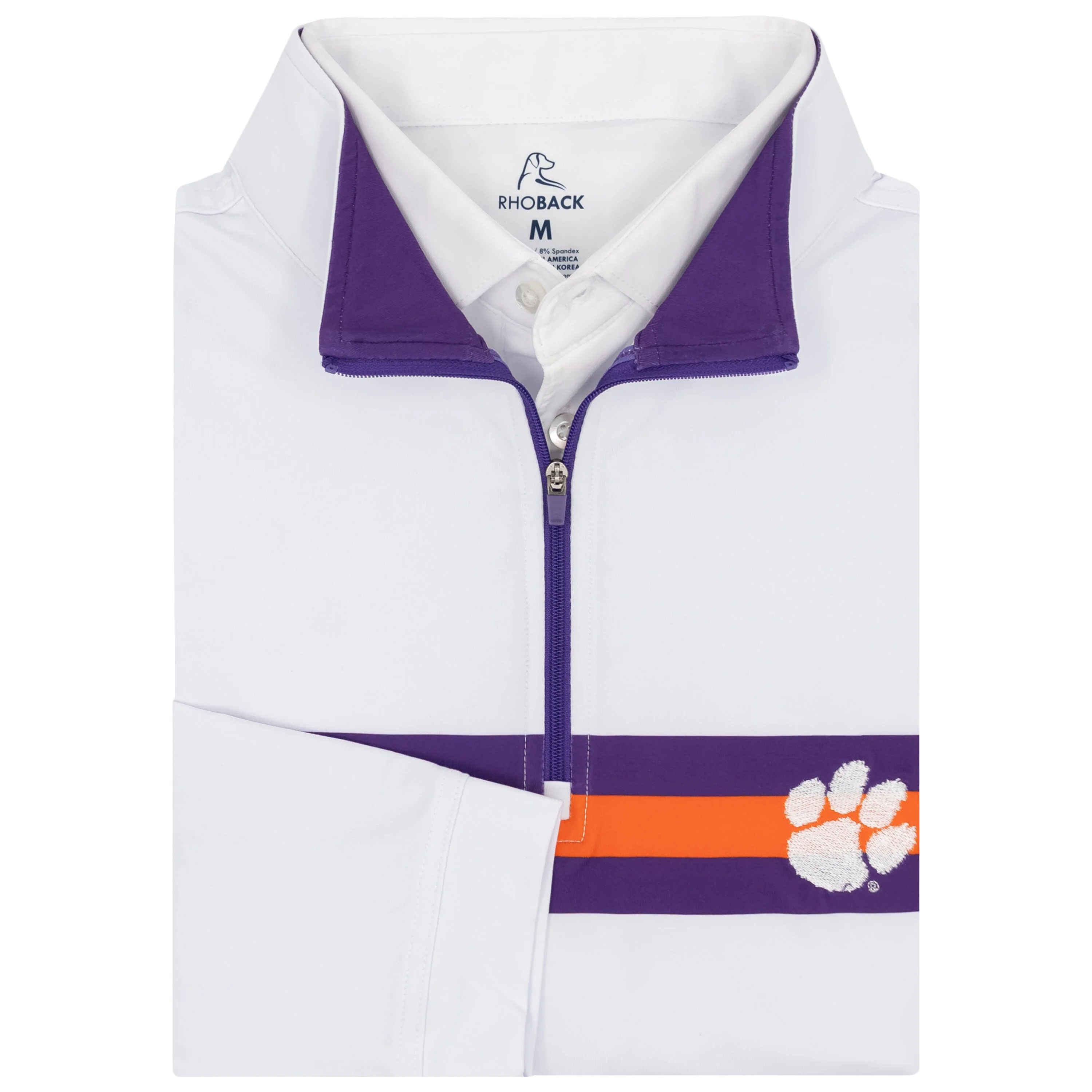 Clemson Helmet Stripe Collegiate Q-Zip