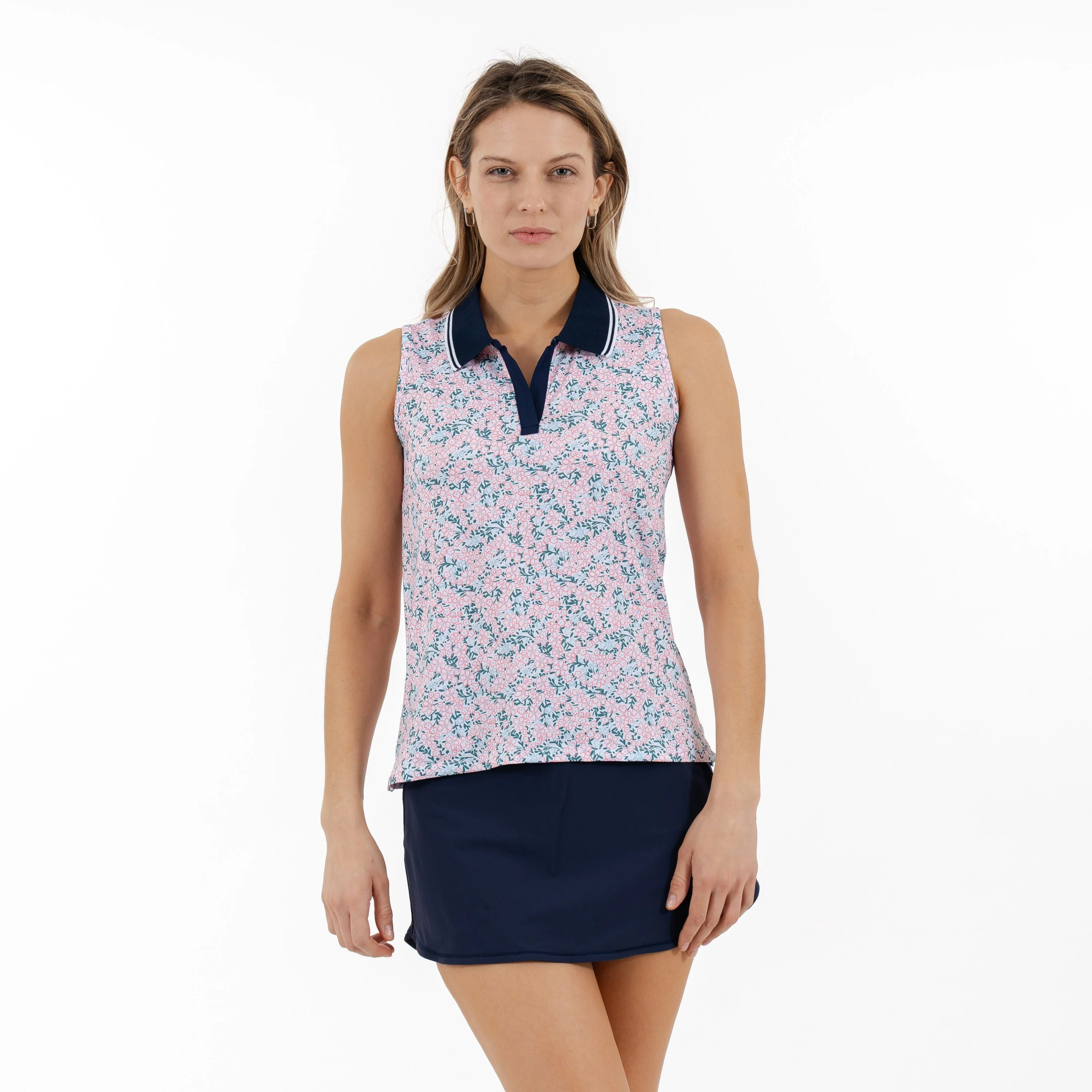 Brooke Sleeveless Performance Polo