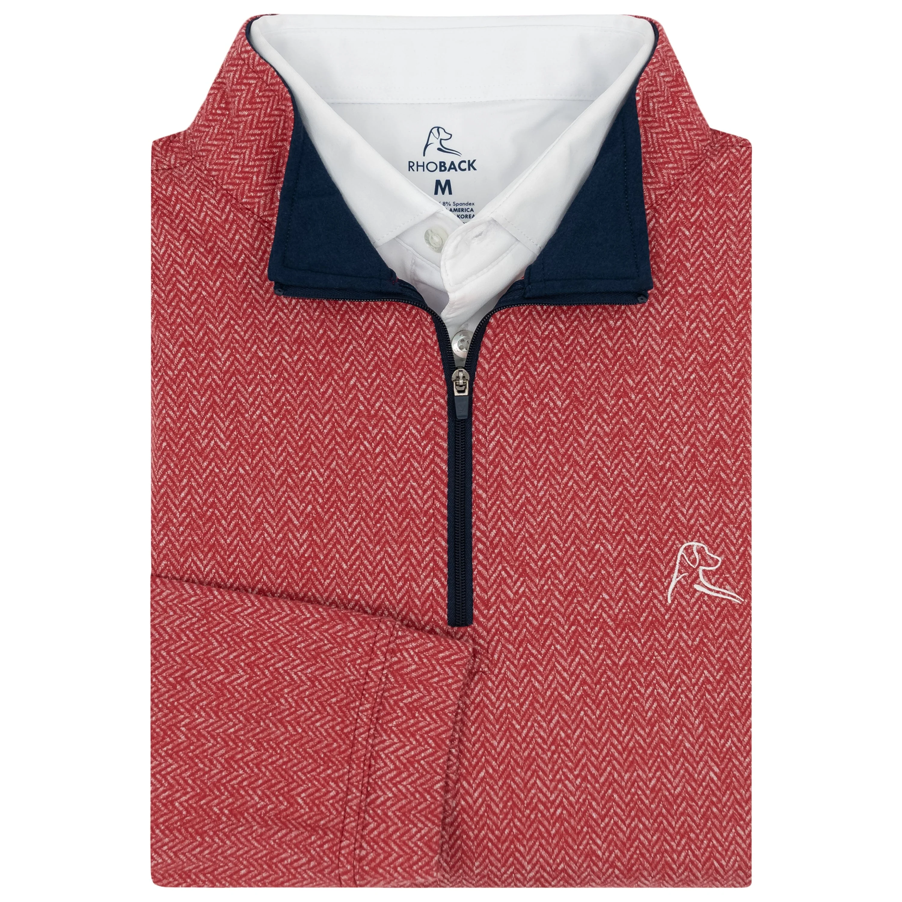 Herringbone Jacquard Performance Q-Zip