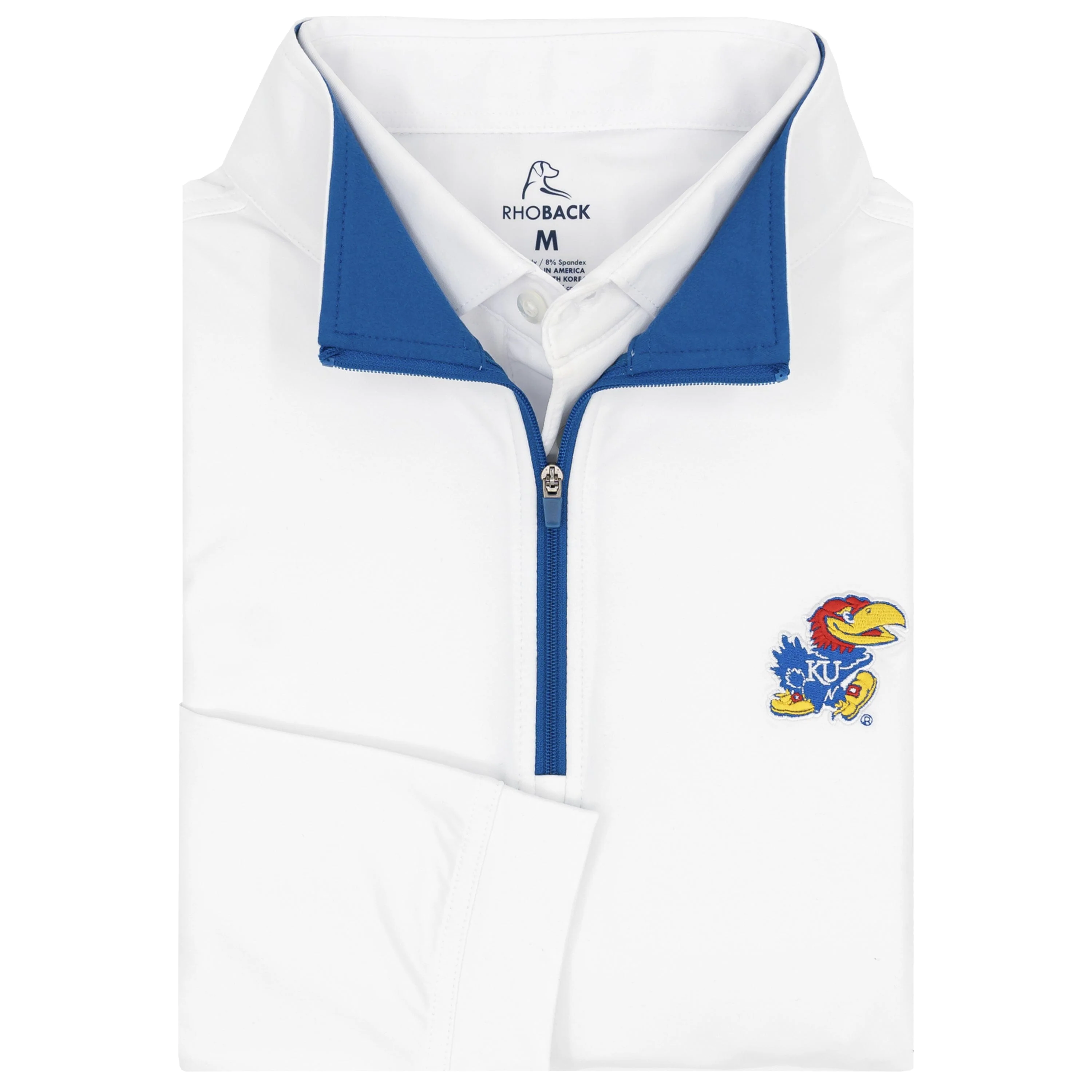Solid Collegiate Q-Zip - Kansas