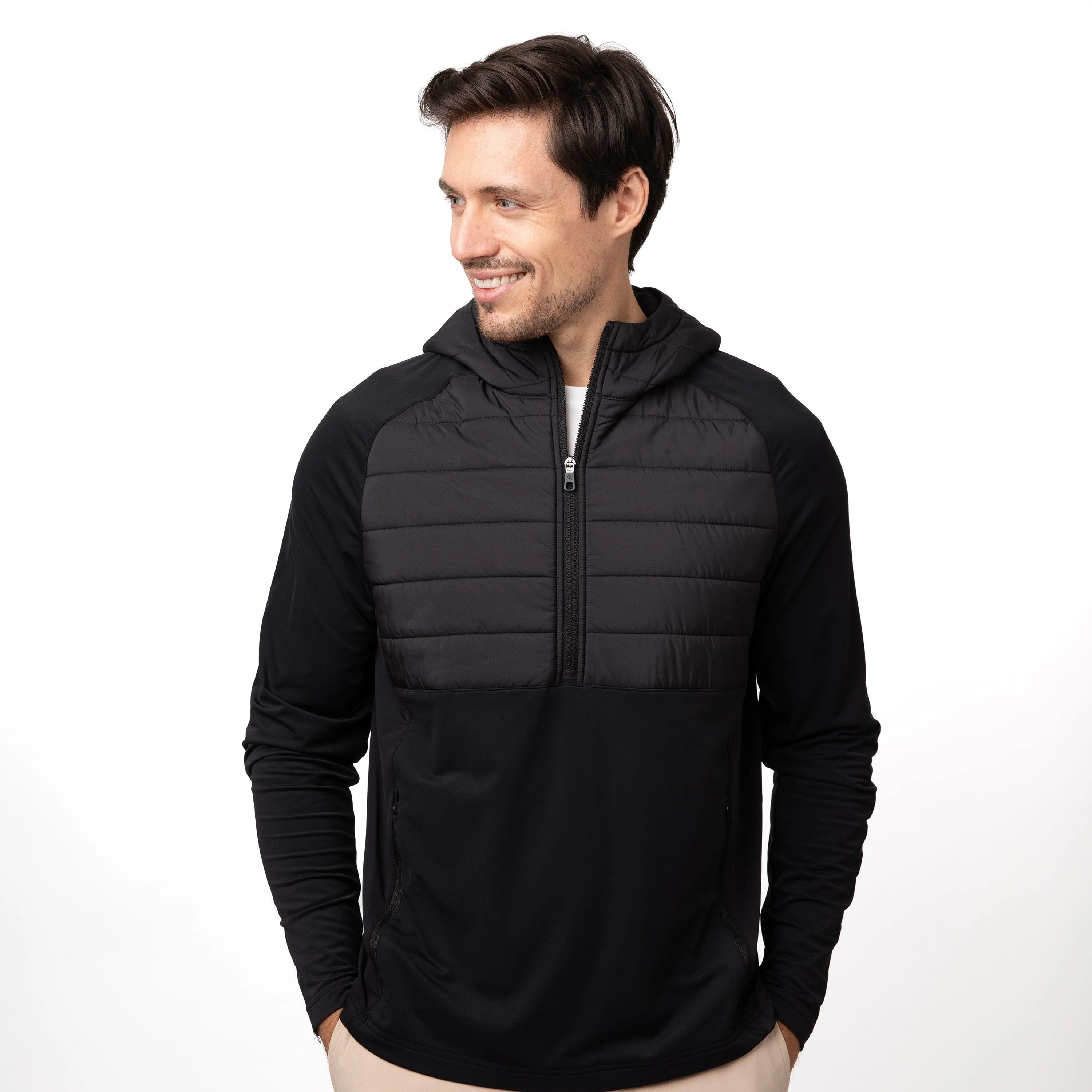 Fulton Hybrid Half-Zip Hoodie