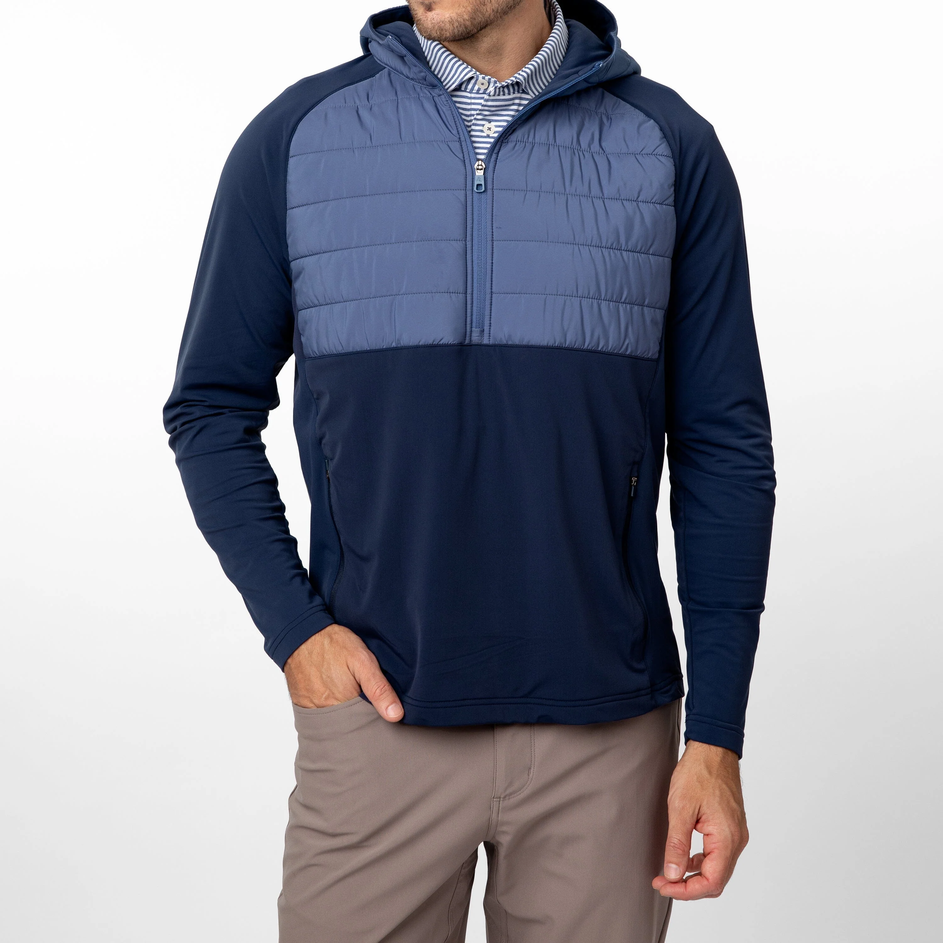 Fulton Hybrid Half-Zip Hoodie