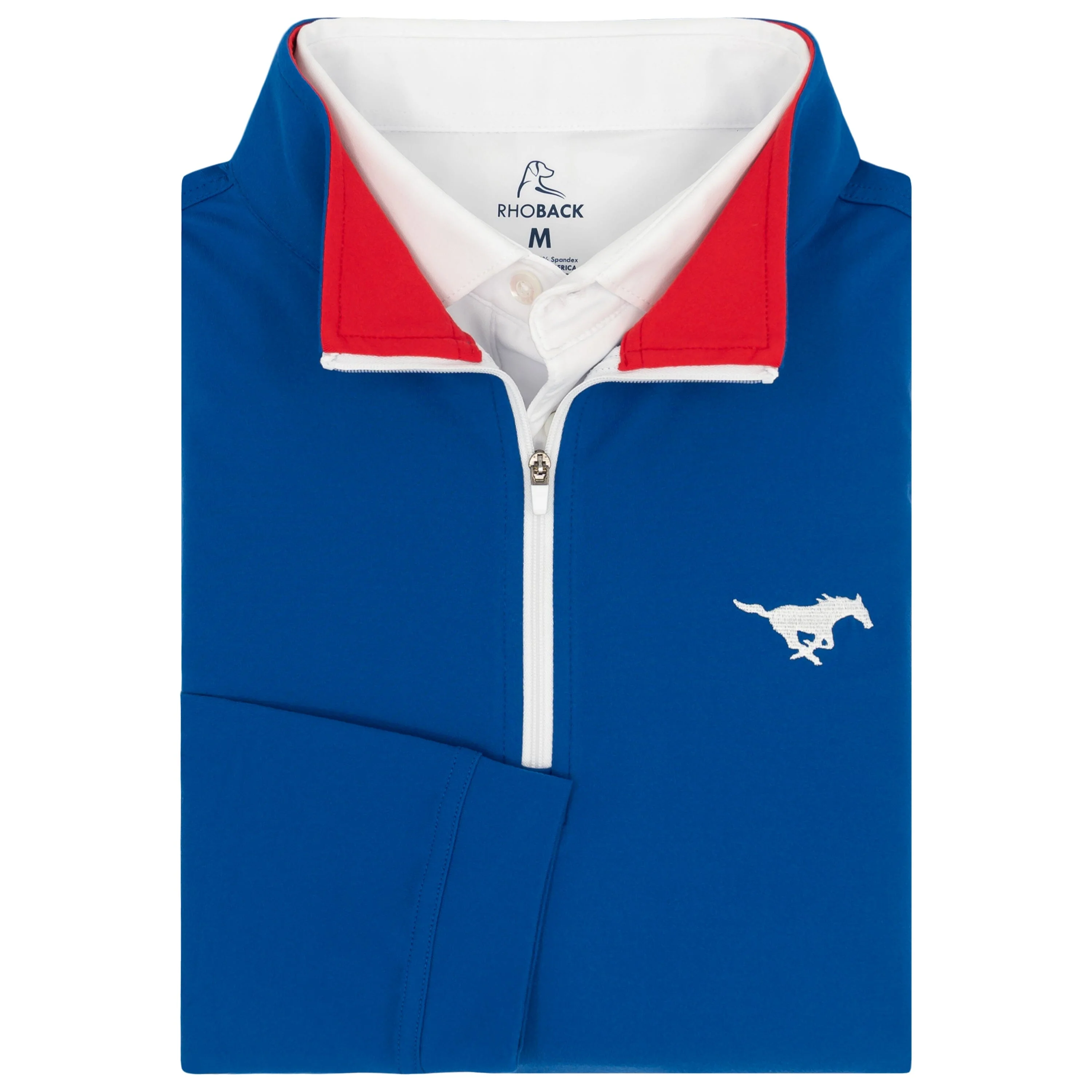 Solid Collegiate Q-Zip - SMU