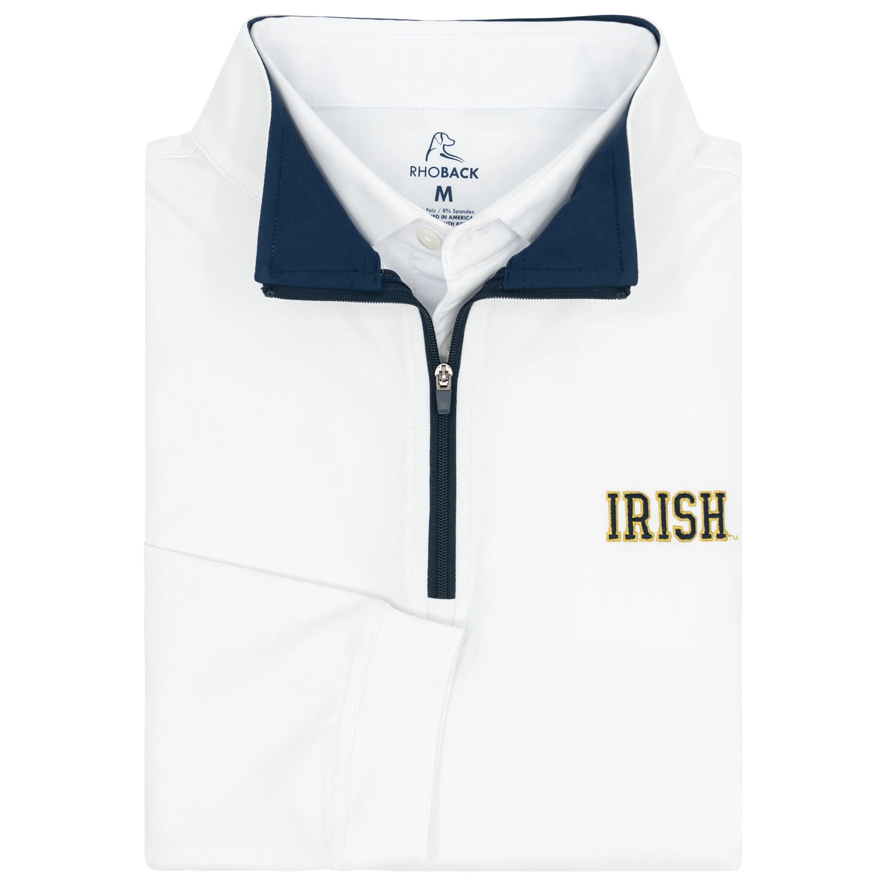 Solid Collegiate Q-Zip - Notre Dame