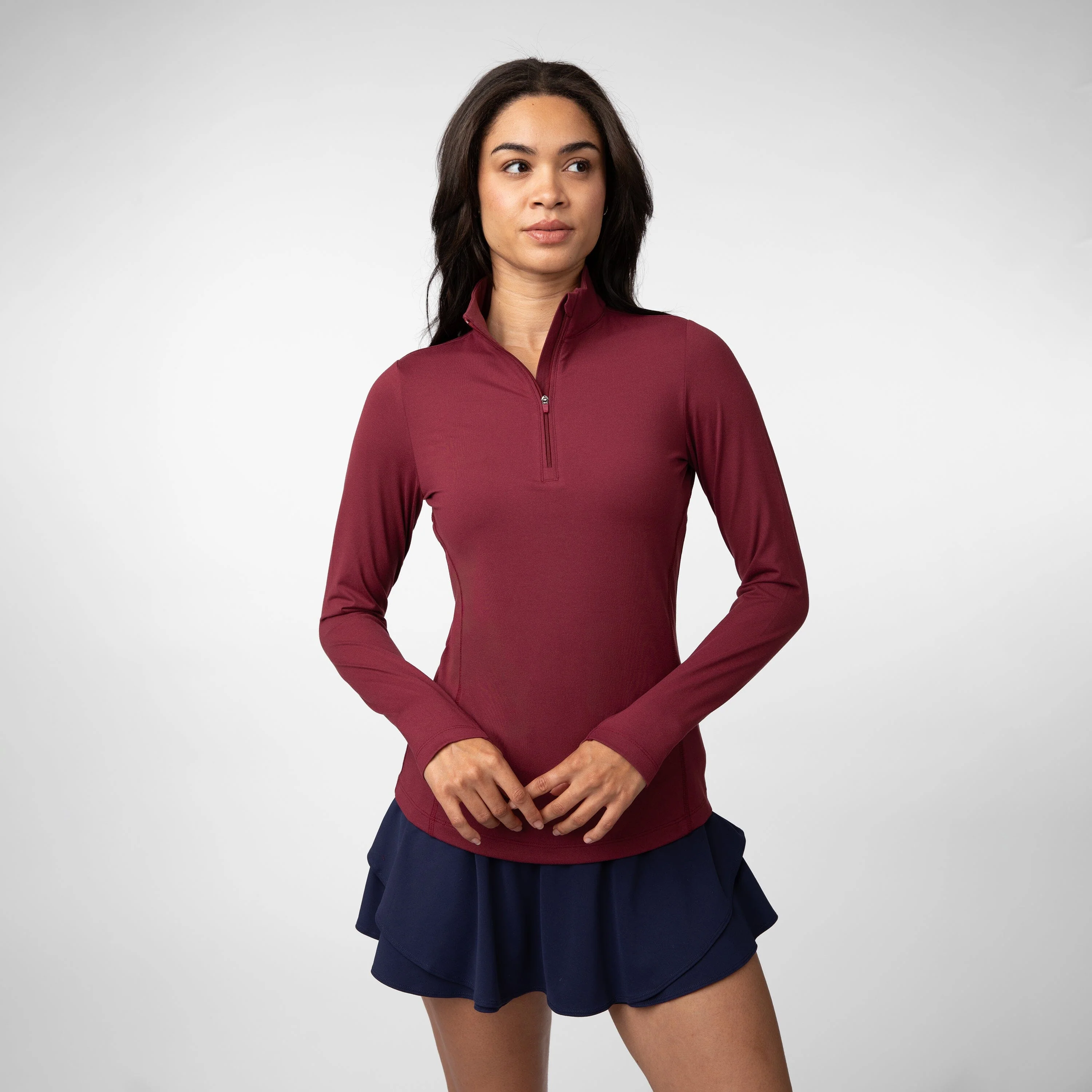 Heather Performance Q-Zip