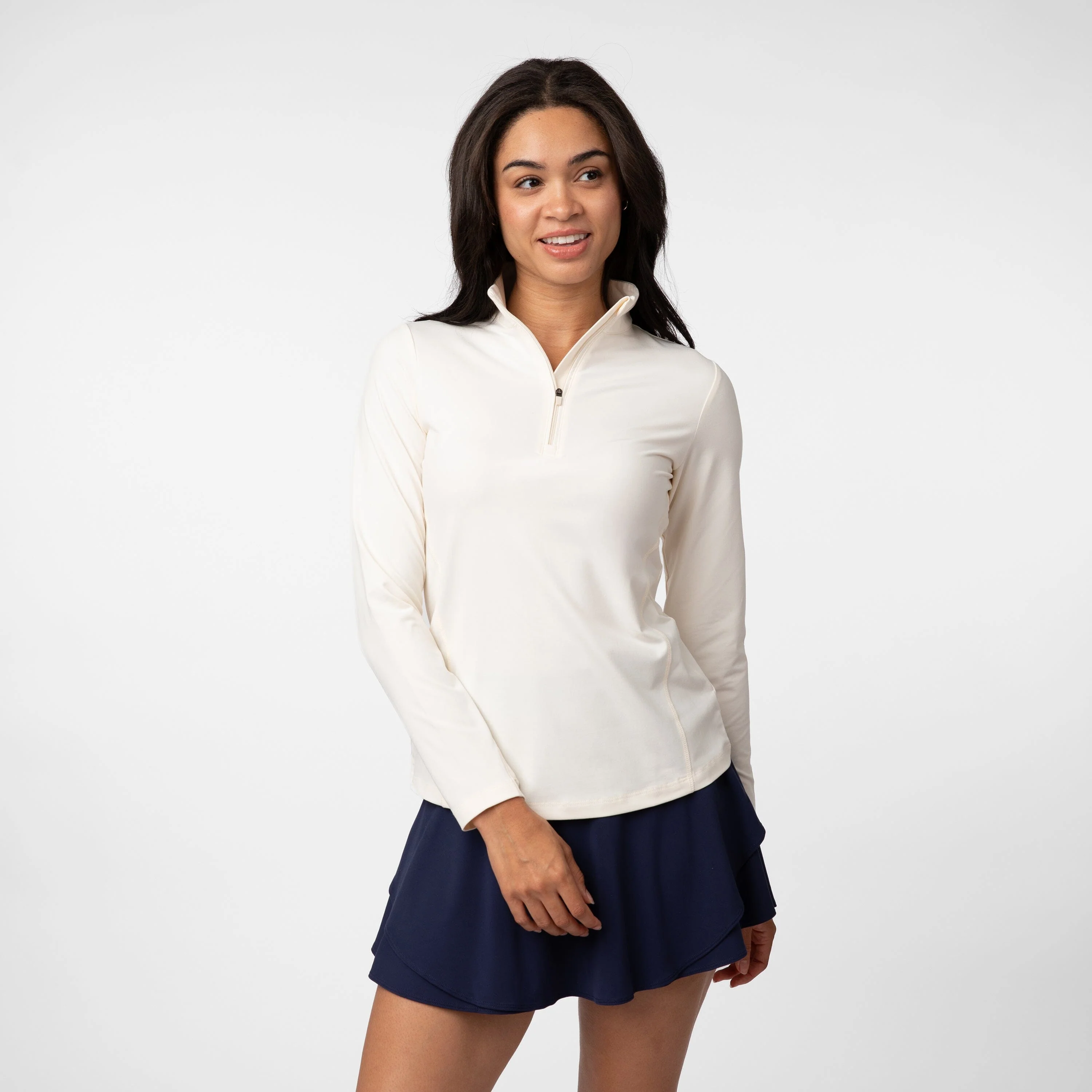 Heather Performance Q-Zip