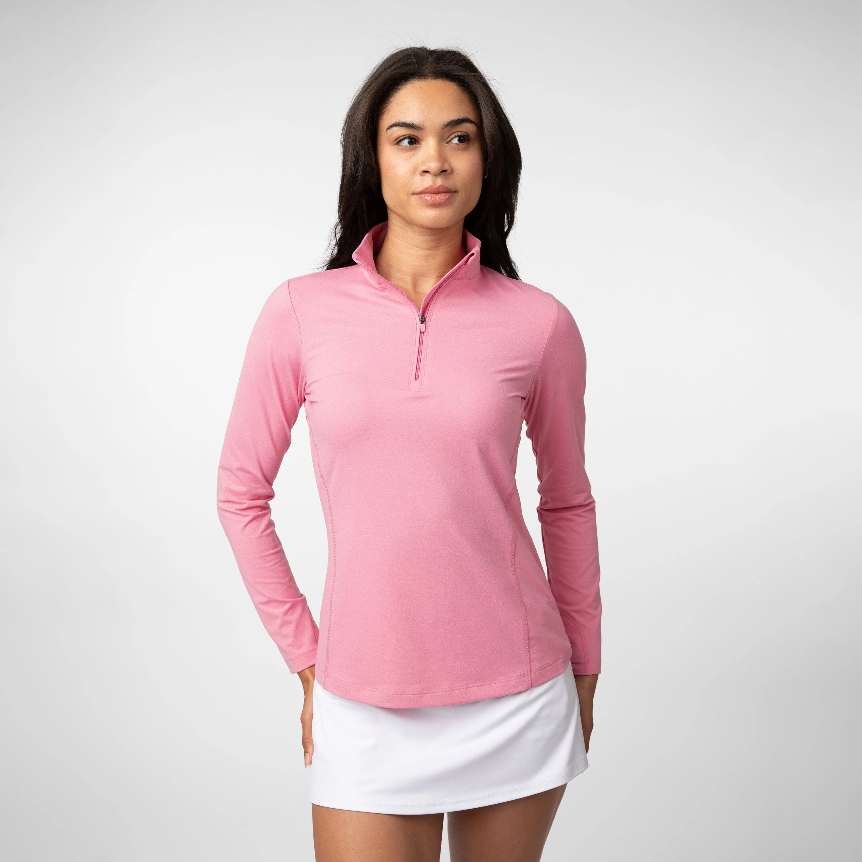 Heather Performance Q-Zip