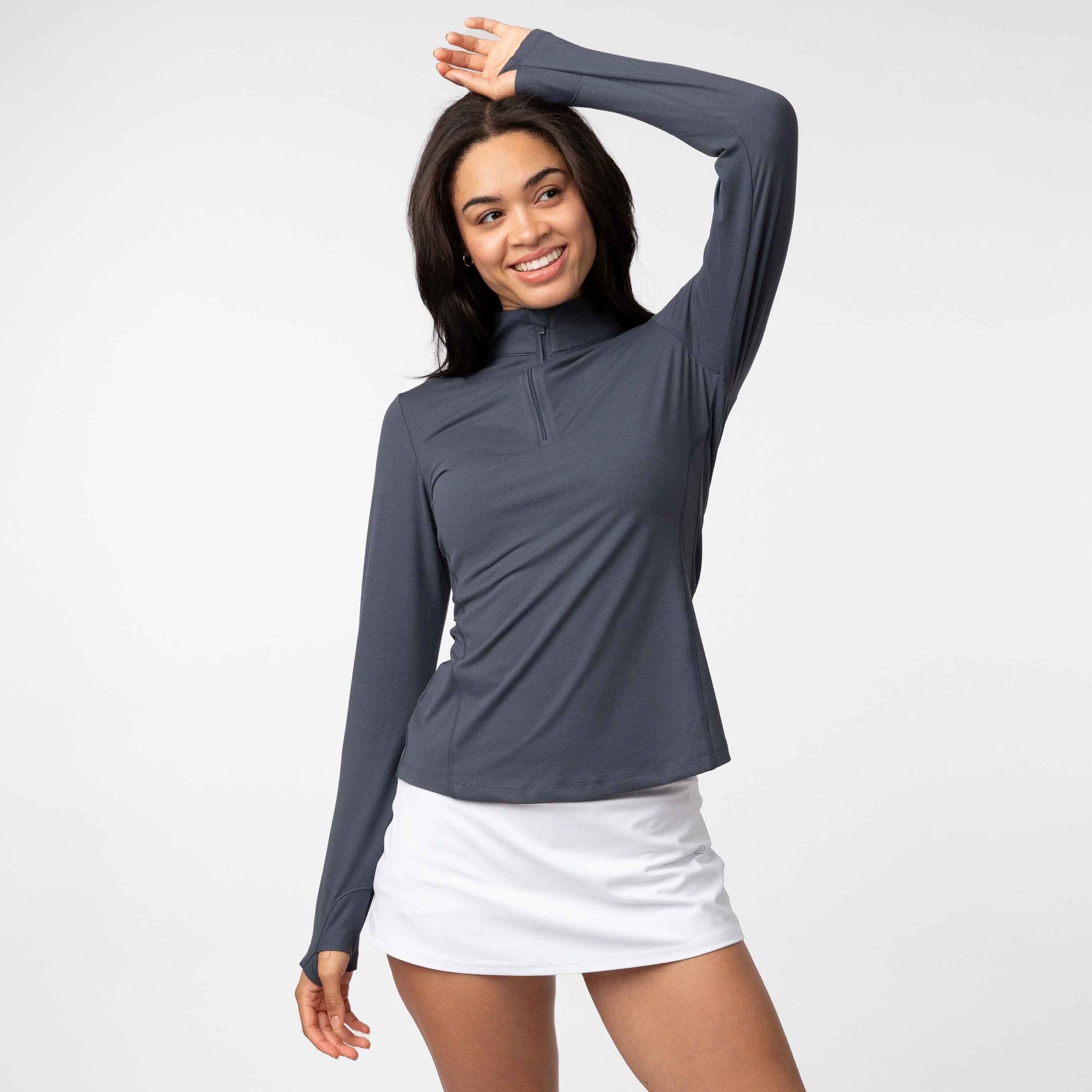 Heather Performance Q-Zip